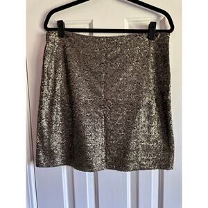Solitaire by Ravi Kohsla Sequined New Years Eve Mini-Skirt Size L